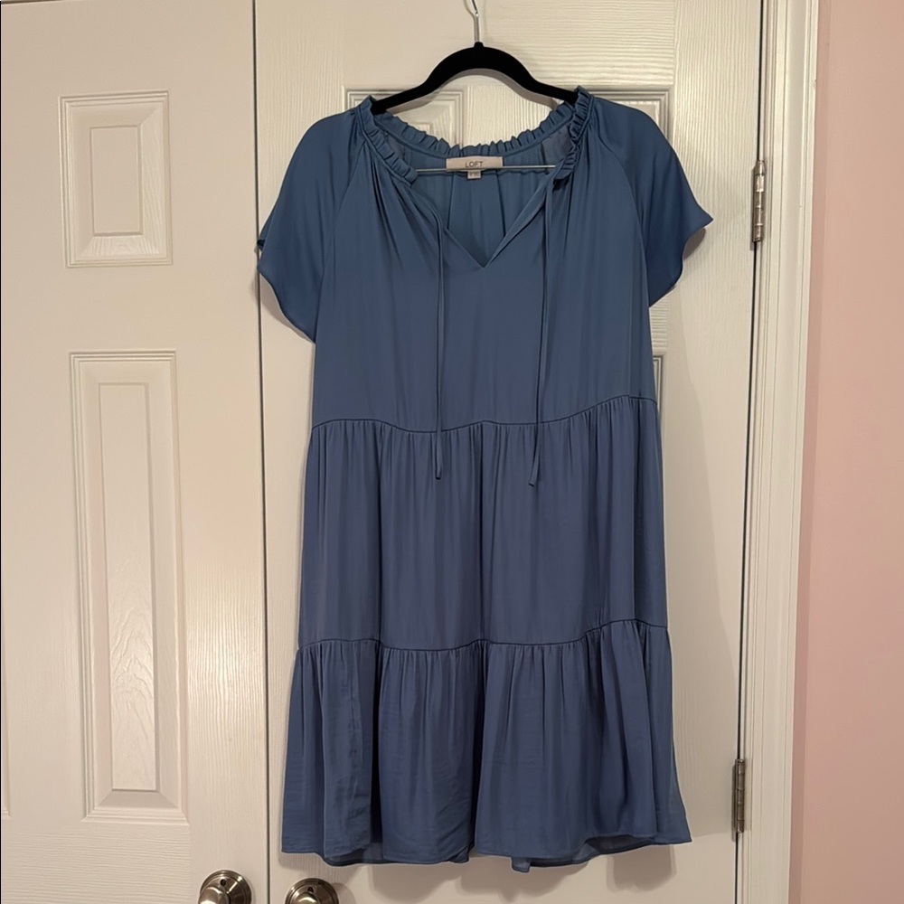 LOFT Blue Mini Dress